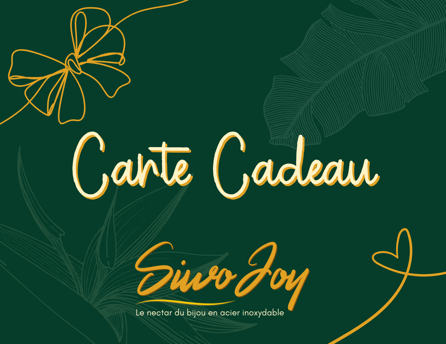 Carte-Cadeau SIWOJOY