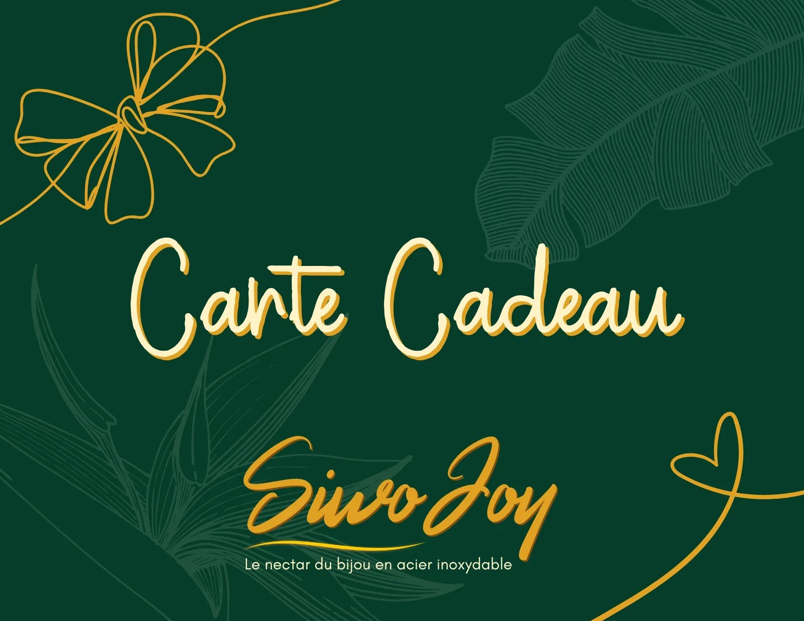 Carte-Cadeau SIWOJOY - SIWOJOY